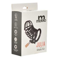 Κλουβάκι Πέους Mokko Toys Chasity Device Julia Silver 8.5cm