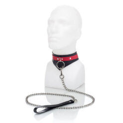 Κολάρο με Λουρί Zenn Red Collar And Leash 10cm