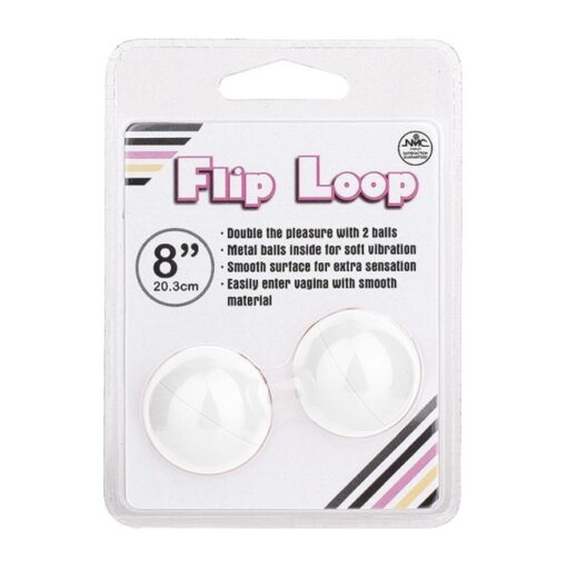 Μπαλάκια Flip Loop 8 (20.3cm) Ασπρο