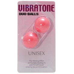 Μπαλάκια με Δόνηση Vibratone Duo Balls Pink Blistercard 14cm
