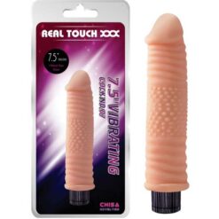 Ομοίωμα Πέους Chisa Novelties Real Touch XXX Vibrating Cock No.07 19cm Flesh