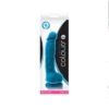 Ομοίωμα Πέους Colours Dual Density Dildo Blue 18.3cm