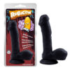 Ομοίωμα Πέους Gentle Black Penis Black 19cm