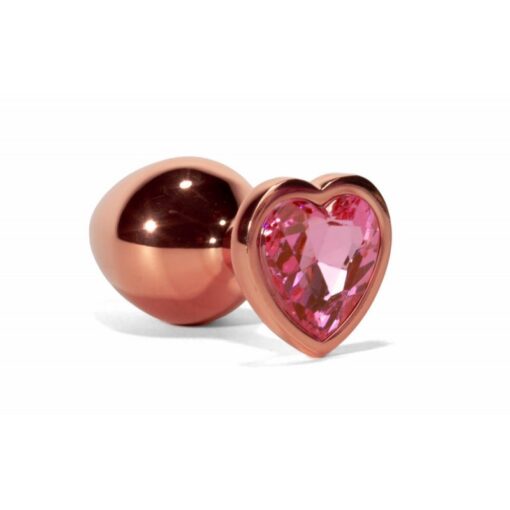 Πρωκτική Σφήνα X-MEN Secret Shine Metal Rose Gold Heart 9.5cm