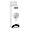 Πρωκτική Σφήνα Zenn Deluxe Fluffy Bunny Tail 14cm White2