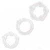 Σετ 3 Δαχτυλίδια Πέους Lovetoy Beaded Cockring Set Clear Διάφανα