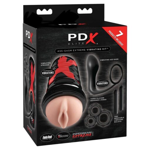 Σετ 7 Sex Toys για Άνδρες Ass-gasm Extreme Vibrating Kit