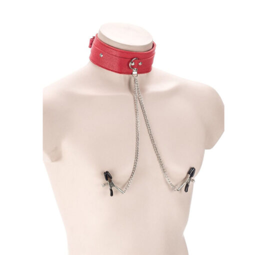 Σετ Σφιγκτήρων Κολάρου και Θηλών ZENN Set Of Collar And Nipple Clamps