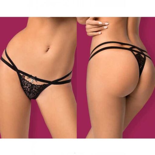 Στρινγκ Μαύρο Obsessive 838-THO-1 Thong Black