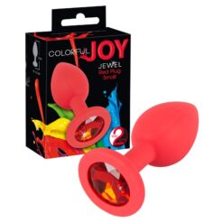 Σφήνα Colorful Joy Jewel small με Kρύσταλλο Kόκκινο