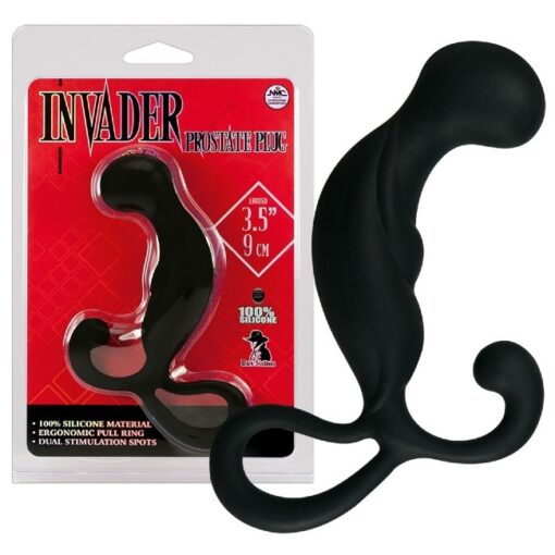 Σφήνα P-Point "Invader Prostate" P-Plug 8.5cm Μαύρη