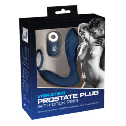 Σφήνα με Δόνηση You2Toys Vibrating Prostate Plug with Cock Ring 14.5cm