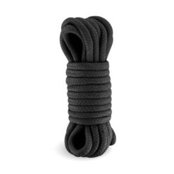 Σχοινί BDSM Mokko Toys Black Cotton String 5m