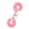 Χειροπέδες Metal Handcuff With Plush Pink 6cm